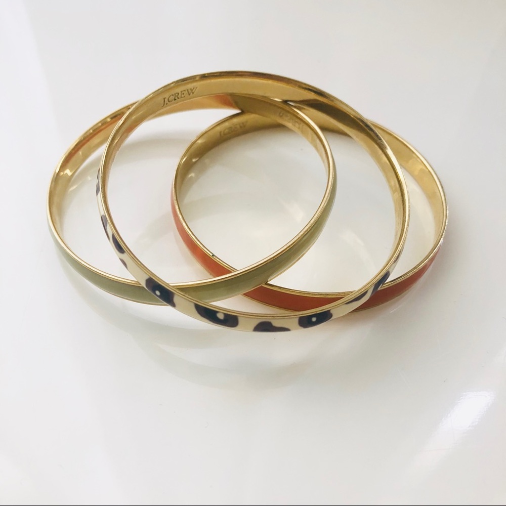 J CREW BANGLES : :  SET OF THREE !!!  : :